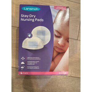 Lansinoh Stay Dry Nursing Pads - 60 Count